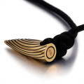 Damascus Figure 316LStainless Steel Statement Bullet Necklace